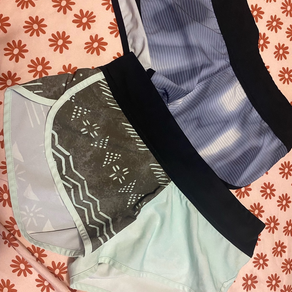 Hurley Black and Gray Swim Coverups